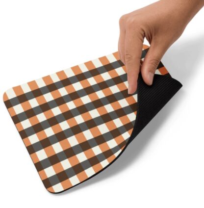 Halloween Black & Orange Plaid Digital Pattern - Image 4
