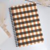 Halloween Black & Orange Plaid Digital Pattern - Image 5
