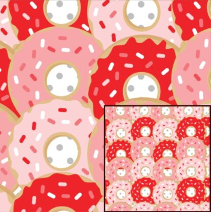Pink Donuts Digital Pattern Paper