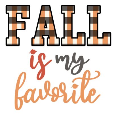 Fall Is My Favorite SVG