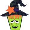 3D Witch Popcorn Box SVG - Image 3