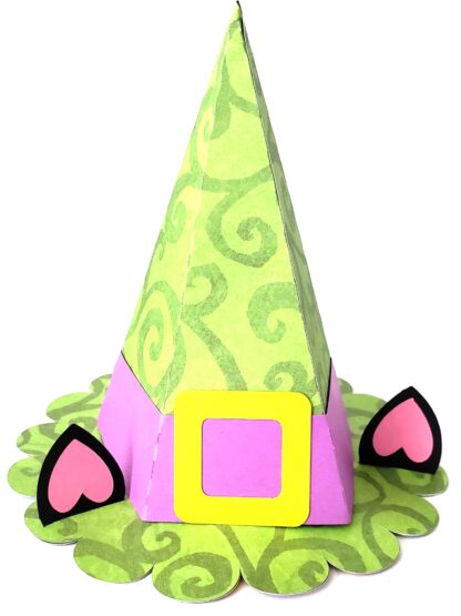 3D Kitty Witch Treat Box SVG - Image 4