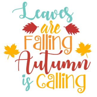 Leaves Are Falling SVG