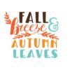 Fall Breeze & Autumn Leaves SVG