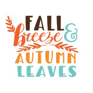 Fall Breeze & Autumn Leaves SVG
