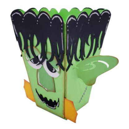 3D Frankenstein Popcorn Box SVG - Image 4