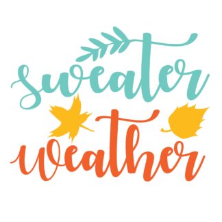Sweater Weather SVG