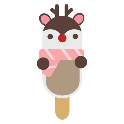 Christmas Ice Cream Popsicle - Deer SVG