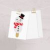 Christmas Ice Cream Popsicle - Snowman SVG - Image 3