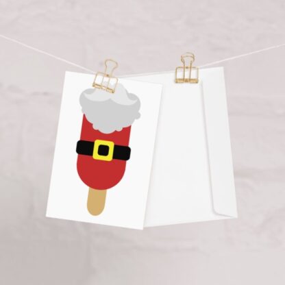 Christmas Ice Cream Popsicle - Santa SVG - Image 3