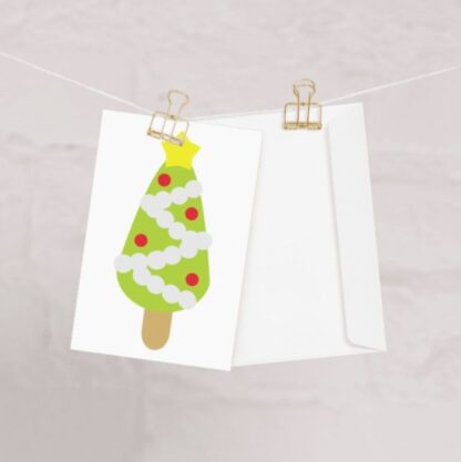 Christmas Ice Cream Popsicle - Tree SVG - Image 3