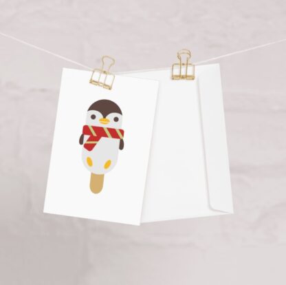 Christmas Ice Cream Popsicle - Penguin SVG - Image 3