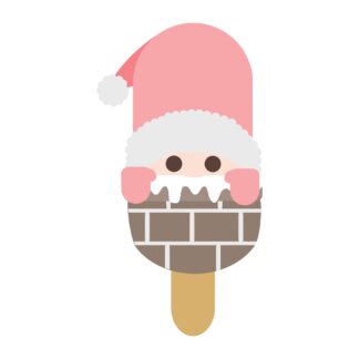 Christmas Ice Cream Popsicle - Child SVG