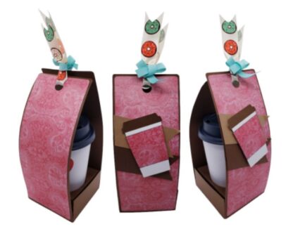 Coffee Cup Box Holder SVG