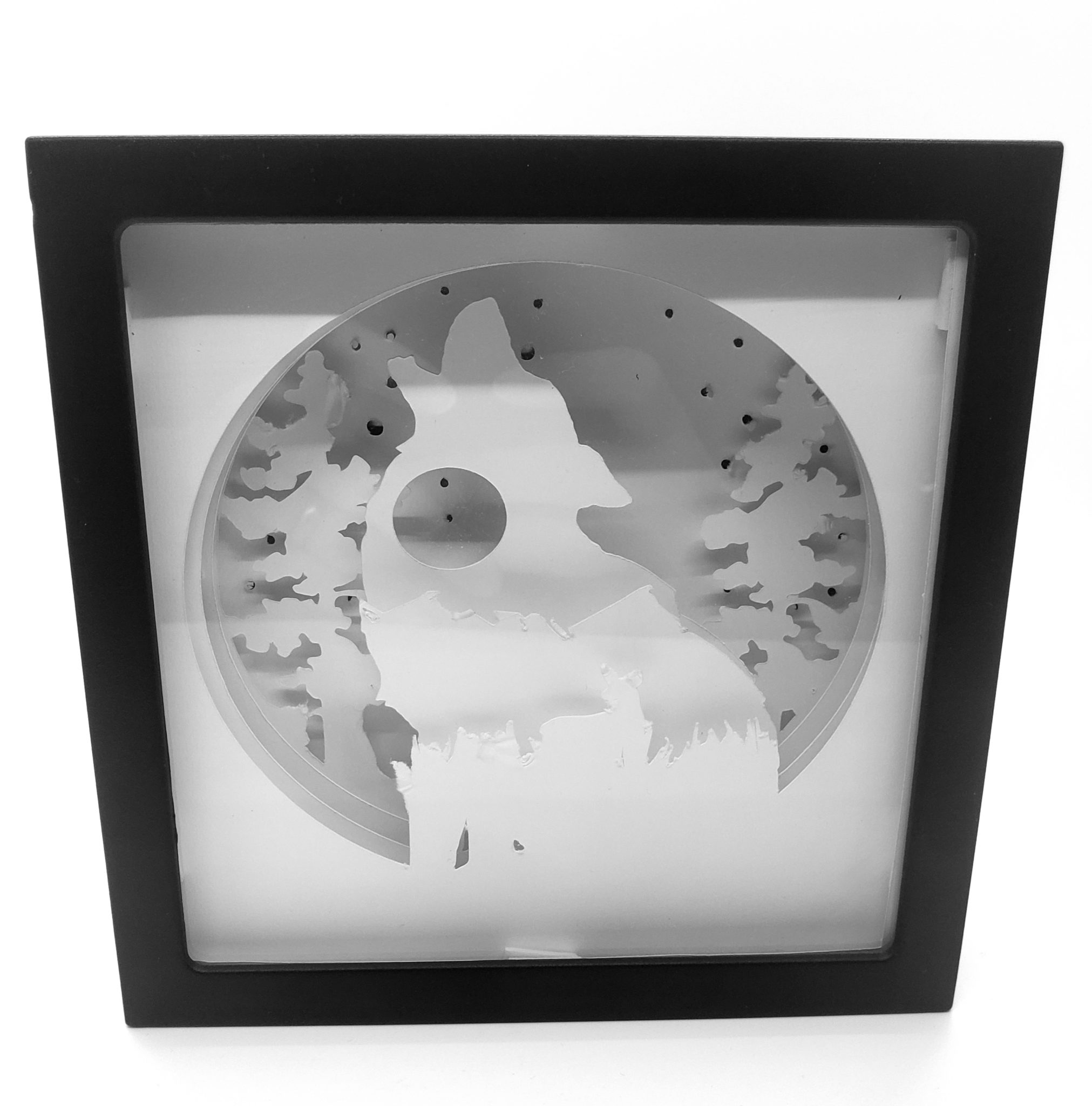 Wolf Shadow Box – Panels SVG – Unique Designs by Monica – Store