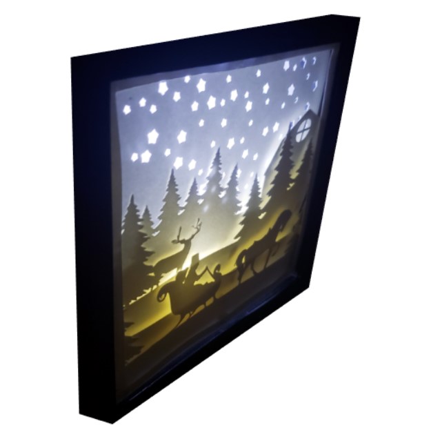 Shadow Box Twas a Night a Go - Panels SVG - Image 2