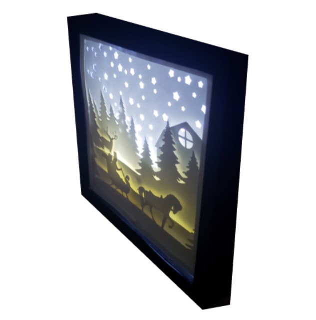 Shadow Box Twas a Night a Go - Panels SVG - Image 3