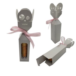 Lip Balm Skull Top Box  SVG