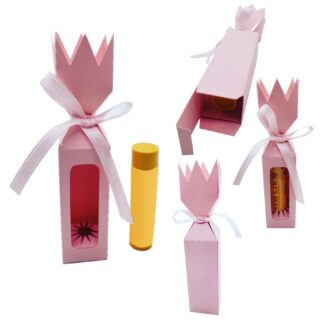 Lip Balm Crown Top Box SVG