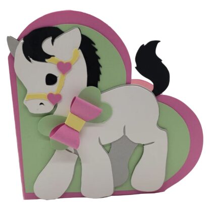 Heart Shape Pony Box SVG - Image 2