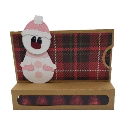 Snowman Girl Gift Card Holder SVG - Image 2