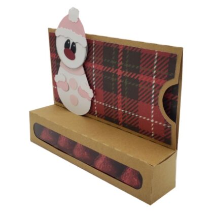 Snowman Girl Gift Card Holder SVG - Image 3