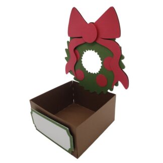 Christmas Wreath Box SVG