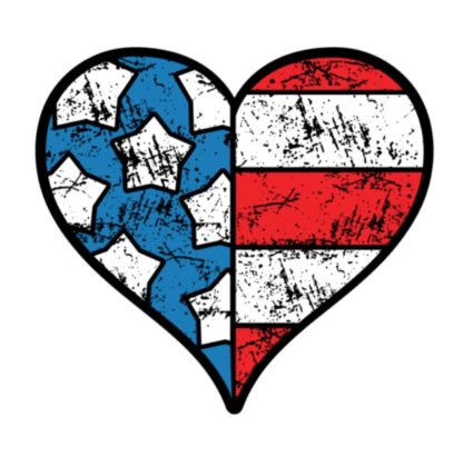 Distress Flag Heart