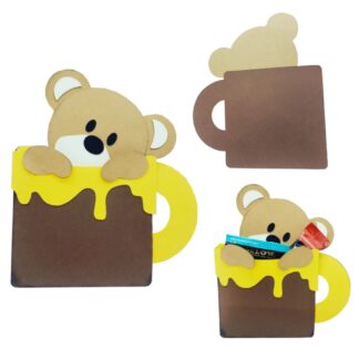 3D - Teddy Bear Peeker Mug